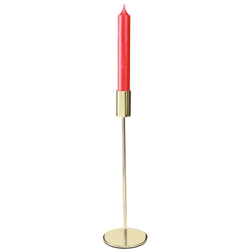Artikel Høj lysestage i guldmetal 27,5 cm 4 stk.