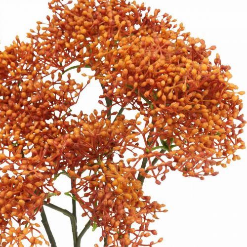 Artikel Elderberry Orange Kunstig Blossom Gren 52cm 4stk