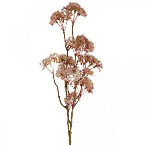 Floristik24 Blomstrende deco-gren dusky pink Kunstige engblomster 88cm
