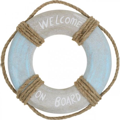 Floristik24 Maritime Deco Redningsbøje Deco Nautical Wood Deco Ø30cm