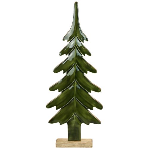 Floristik24 Dekorativt træ juletræ grøn glans effekt 23,5×5×60cm