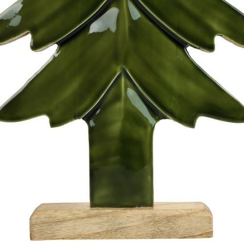 Floristik24 Dekorativt træ juletræ grøn glans effekt 23,5×5×60cm