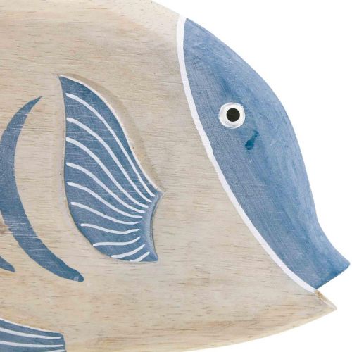 Floristik24 Træfisk deco stor, deco fisk stående H30cm