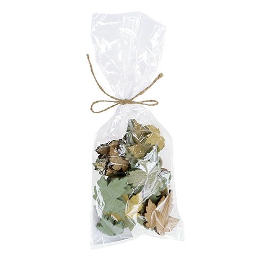 Floristik24 Træblade ahornblade pastelblanding 3cm - 4,5cm 24 stk