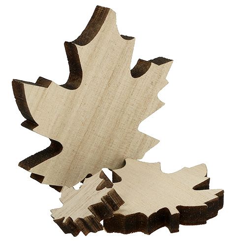 Floristik24 Træblade, ahornblade blandes 2,5cm - 7cm 36stk