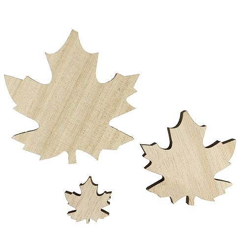 Floristik24 Træblade, ahornblade blandes 2,5cm - 7cm 36stk