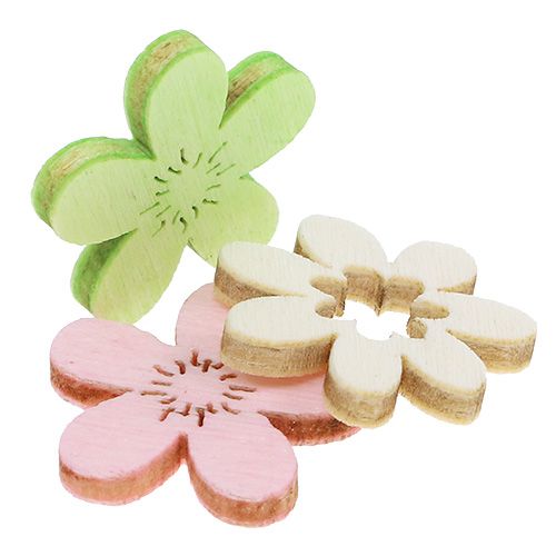 Floristik24 Træblomster udsmykning Ø2cm pastel sortiment. 144St