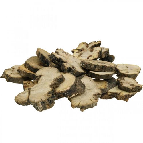 Floristik24 Træskiver deco rod træ sprede dekoration træ 3-8cm 500g