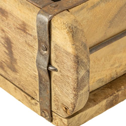 Artikel Trædekoration vintage murstensform brun, rust 31×14,5 cm H9 cm