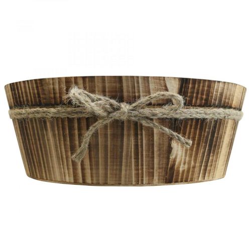 Artikel Træ deco skål naturtræ Rustik dekoration Ø28cm H10cm