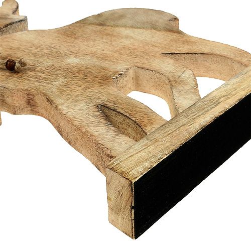 Floristik24 Trædekoration elg H 34,5 cm B 29 cm naturlig