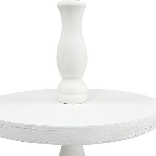 Træhylde hvid H50cm | Floristik24.dk