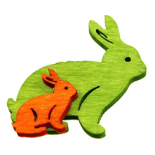 Floristik24 Trækanin 2cm - 4cm farverig assorteret 96 stk