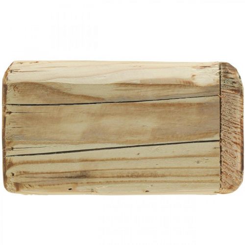 Artikel Plantepotte plantekasse træurtepotte natur 15,5×15,5cm