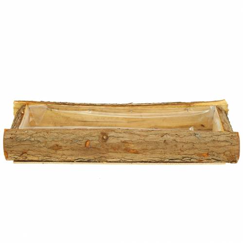 Floristik24 Naturlig træplanter 40cm x 15cm H6cm