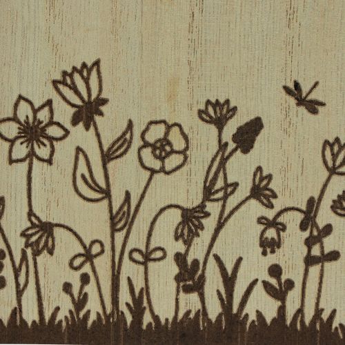 Artikel Træboks penneholder skrivebordsorganisator naturlig 14×8×12cm