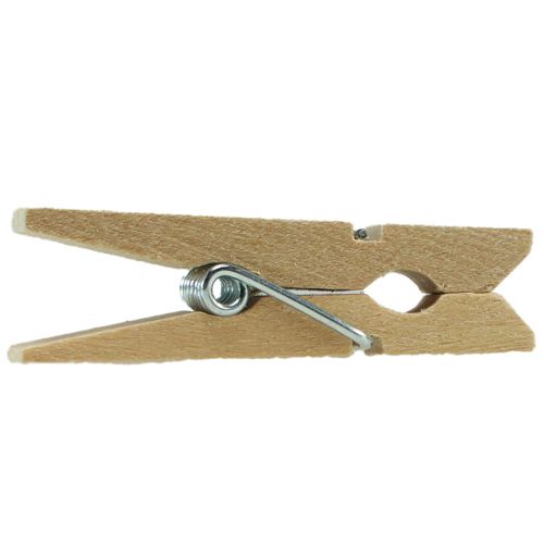 Artikel Træklemme mini tøjklemme dekorationsklemme 3,5cm 50 stk