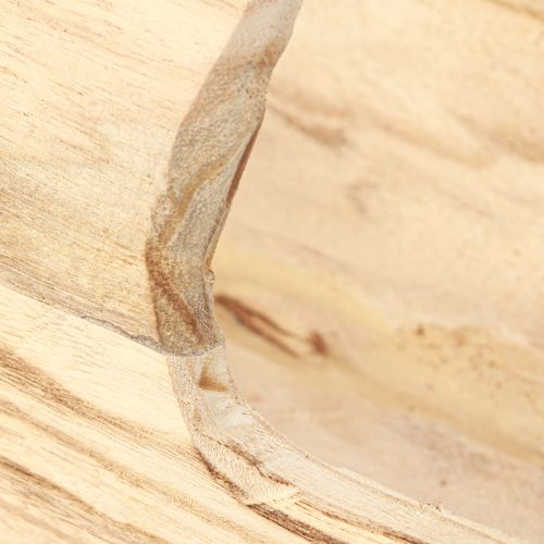 Artikel Trækurvskurv med hank Paulownia træ 56×16cm H16cm