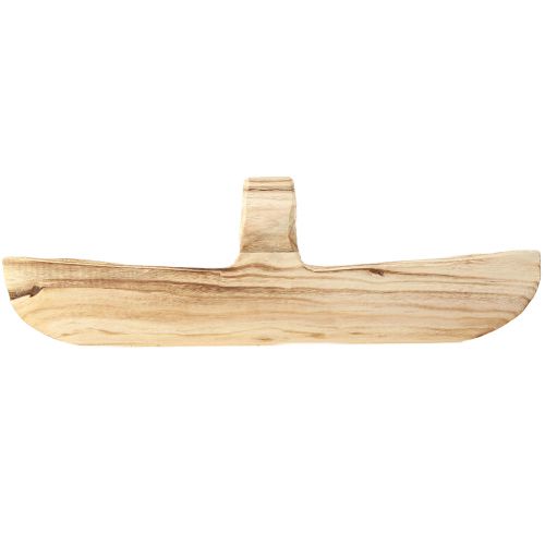 Artikel Trækurvskurv med hank Paulownia træ 56×16cm H16cm
