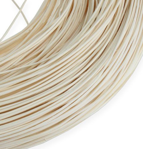 Floristik24 Flettet stok hvid 1,3mm 250g