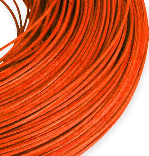 Floristik24 Rottingrør orange 1,3 mm 250g