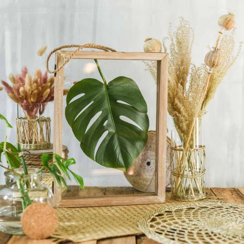 Floristik24 Træramme til fyldning, gør-det-selv, herbarium, vægdekoration til at hænge 38 × 28 cm