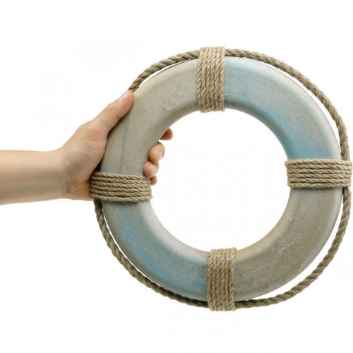 Floristik24 Maritime Deco Redningsbøje Deco Nautical Wood Deco Ø30cm
