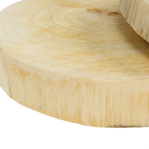 Floristik24 Træskiver naturlige Ø15cm 2stk