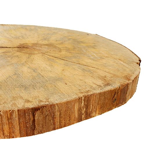 Floristik24 Træskive naturlig 25cm - 30cm