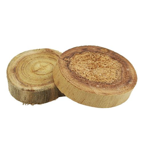 Floristik24 Træskiver naturlige 6-8 cm 500g