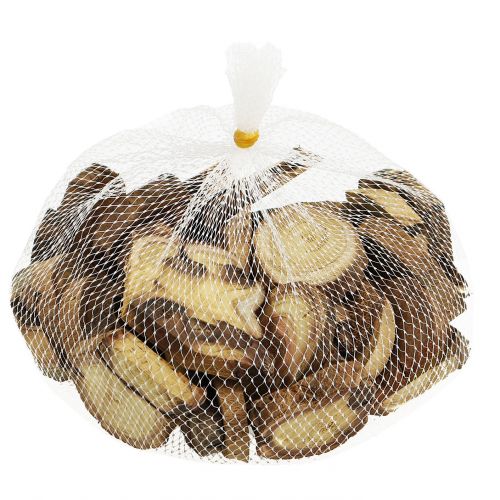 Floristik24 Træskiver naturlige 6-8 cm 500g