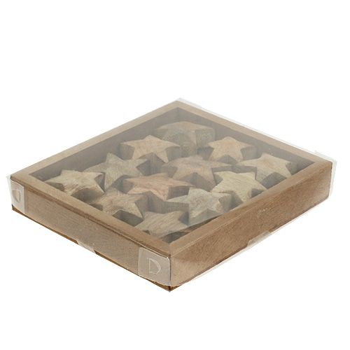 Floristik24 Trestjerne naturlig 5cm - 6cm i kasse 12stk