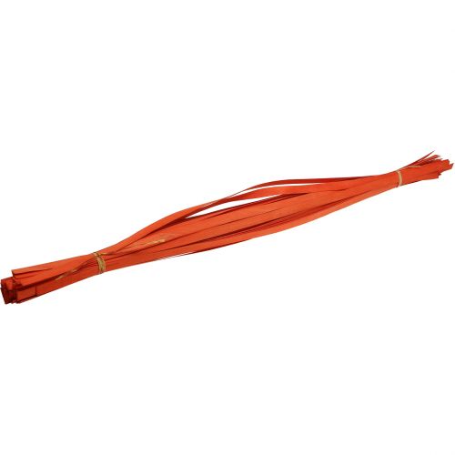 Trælister til fletning af orange 95 cm - 100 cm 50p