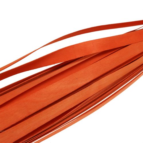 Floristik24 Træstrimler til fletning af orange 95cm - 100cm 50 stk