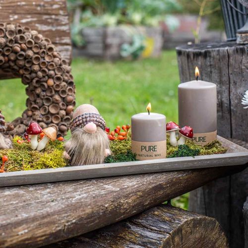 Floristik24 Træbakke grå 57cm x 17cm