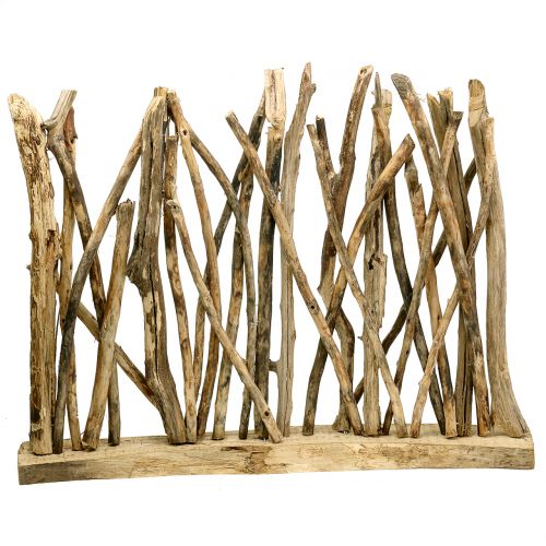 Floristik24 Rumdelere træskulptur naturlig 77cm x 60cm