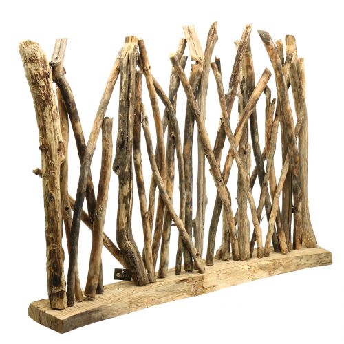 Floristik24 Rumdelere træskulptur naturlig 77cm x 60cm