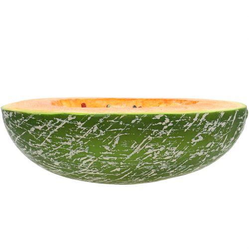 Floristik24 Honningmelon halv 22,5cm lys orange