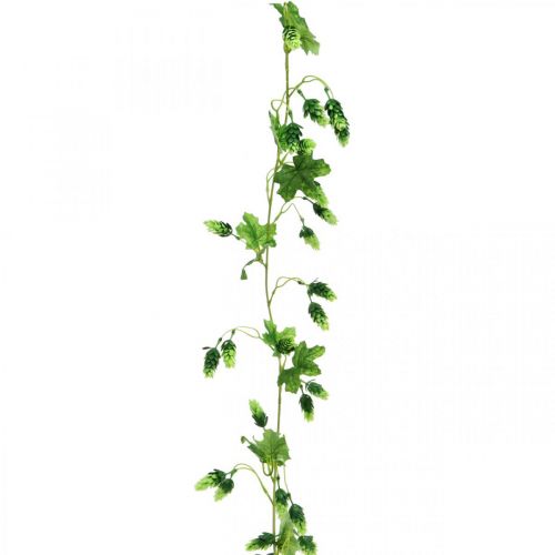 Humlekrans Havedekoration Kunstig Plante Sommer 185cm Grøn