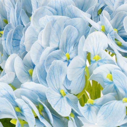 Artikel Kunstige hortensiablomster, naturtro design, til stuedekoration, 34 cm, 3 stk.