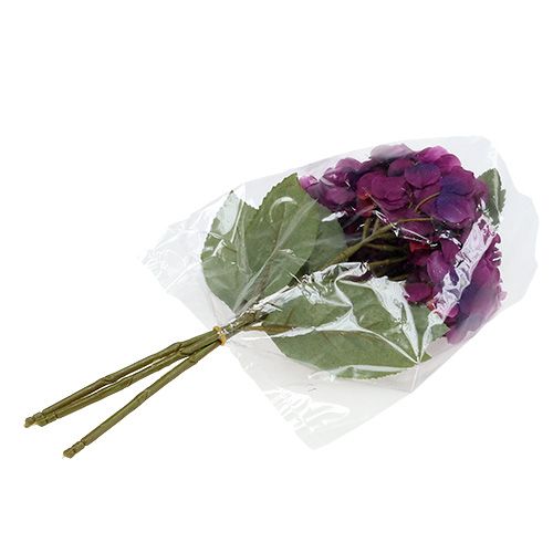 Floristik24 Hortensia lilla 30 cm 3stk
