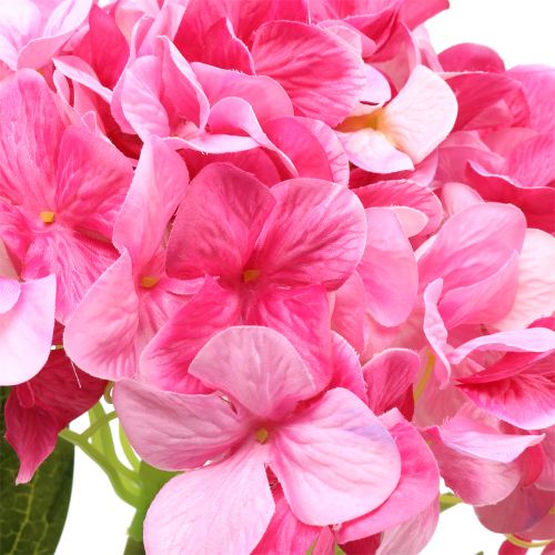 Floristik24 Hortensia stor kunstig lyserød L110cm