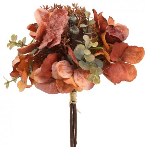 Hortensia buket kunstige blomster borddekoration 23cm