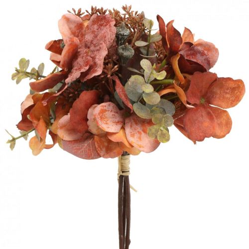 Floristik24 Hortensia buket kunstige blomster borddekoration 23cm