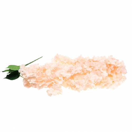 Floristik24 Dekorativ blomsterkrans kunstig abrikos 135 cm 5-streng
