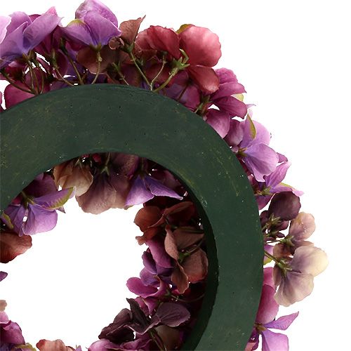 Floristik24 Hortensia krans Ø35cm lilla, lilla