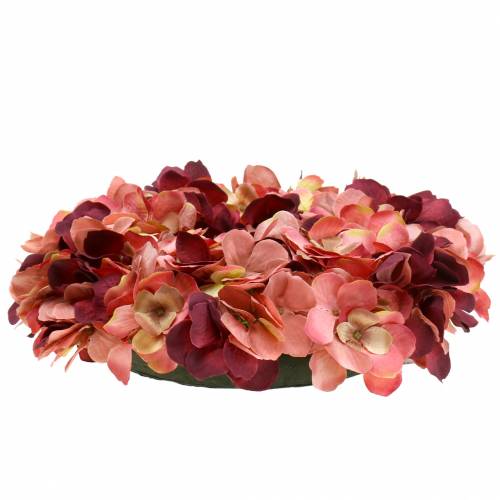 Floristik24 Hortensia krans Bourgogne Ø30cm