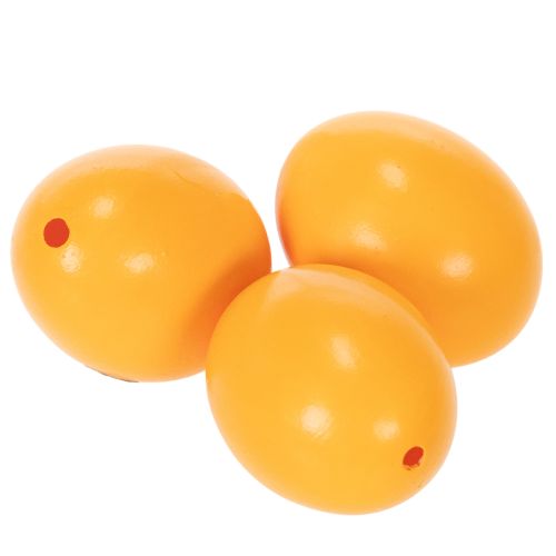 Floristik24 Påskeæg, rigtige kyllingæg, perfekte til kreativt gør-det-selv-håndværk og påskehåndværk, 5 cm, 10 stk.