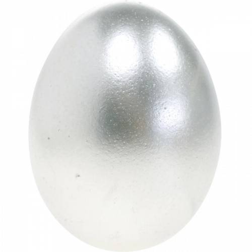 Artikel Kyllingeæg Sølv Påskepynt Blæste æg 10 stk