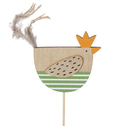 Artikel Kyllingepæle i påskedesign til munter forårsdekoration, 7 cm, 12 stk.